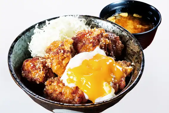 元祖旨だれから揚げ丼（味噌汁付き）