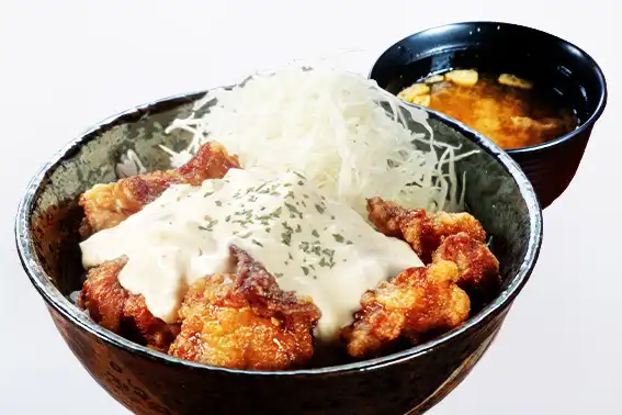 本家きしから流タルタル丼（味噌汁付き）